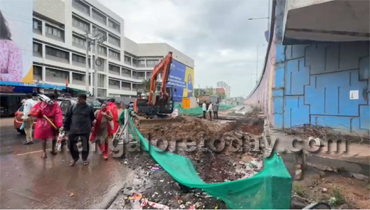 Pumpwell service road work
